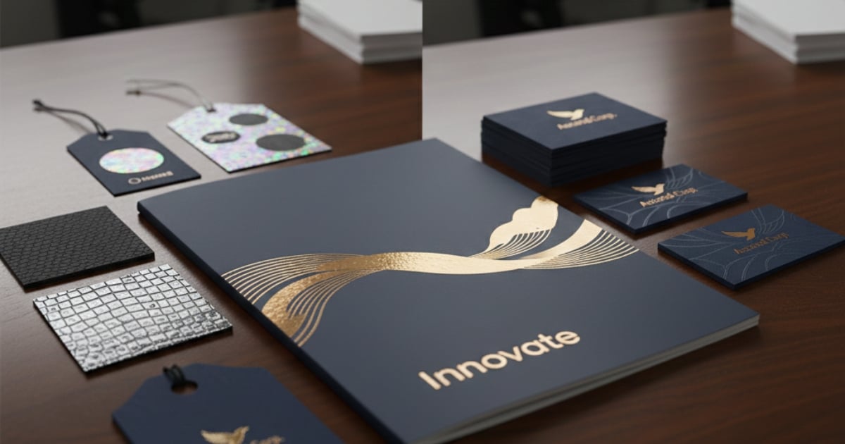 Home » Latest Printing News Foil, Spot UV and Specialty Finishes When to Use Them and When Not To